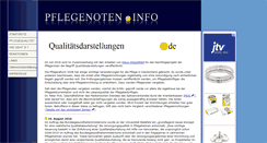 Desktop Screenshot of pflegenoten.info