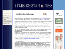 Tablet Screenshot of pflegenoten.info